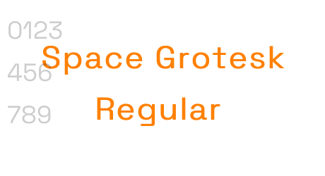 Space Grotesk Regular