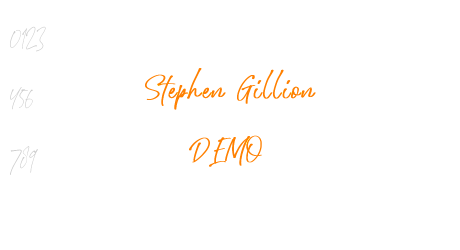 Stephen Gillion DEMO