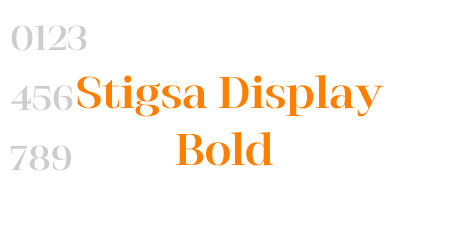 Stigsa Display Bold