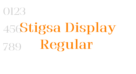 Stigsa Display Regular