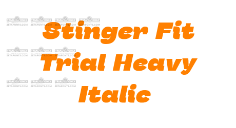 Stinger Fit Trial Heavy Italic