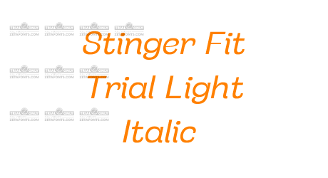 Stinger Fit Trial Light Italic