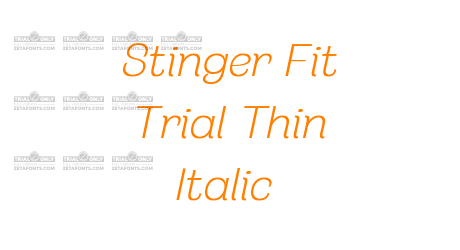 Stinger Fit Trial Thin Italic