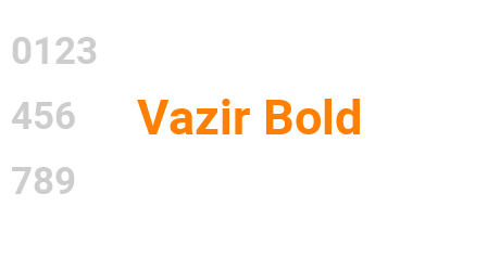 Vazir Bold