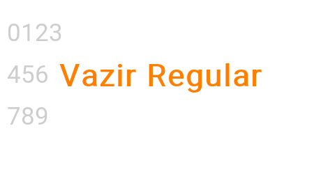 Vazir Regular