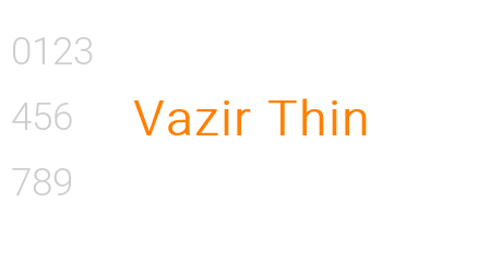 Vazir Thin