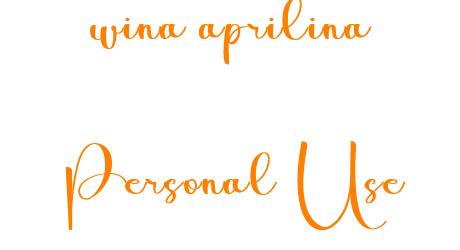 wina aprilina Personal Use