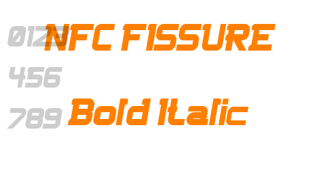 NFC FISSURE Bold Italic