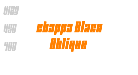 chappa Black Oblique