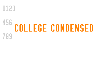 College Condensed
