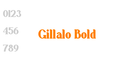 Gillalo Bold