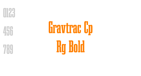 Gravtrac Cp Rg Bold