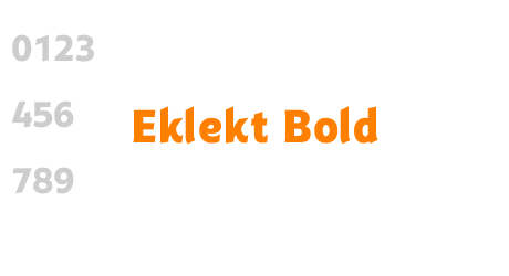 Eklekt Bold