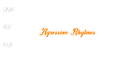 Agressive Rhytmes