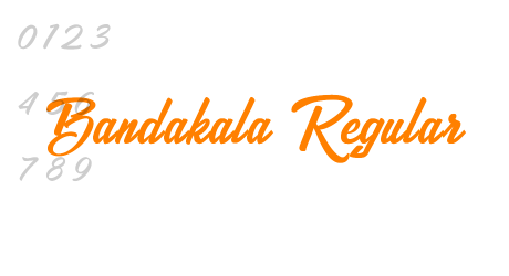 Bandakala Regular