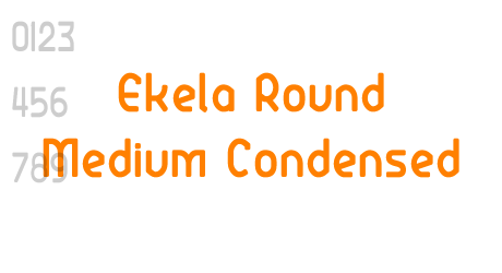 Ekela Round Medium Condensed