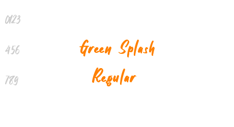 Green Splash Regular