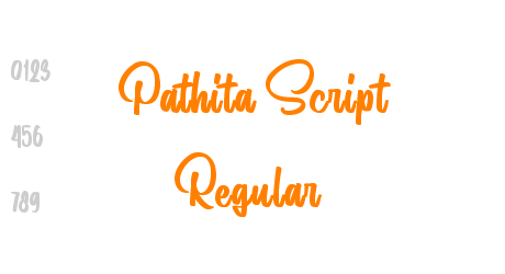 Pathita Script Regular