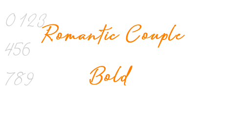 Romantic Couple Bold