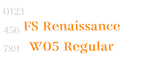 FS Renaissance W05 Regular