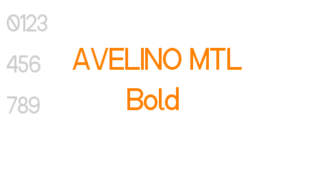 AVELINO MTL Bold