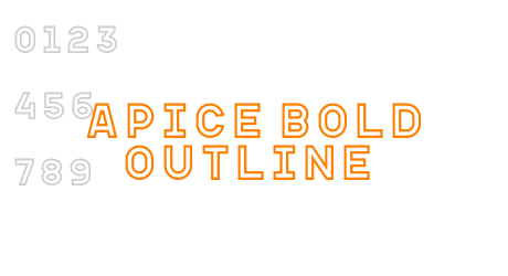 Apice Bold Outline