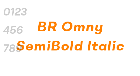 BR Omny SemiBold Italic