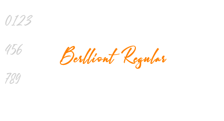 Berlliont Regular