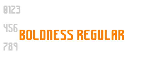Boldness Regular