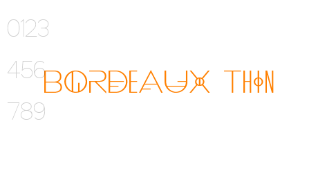 Bordeaux Thin