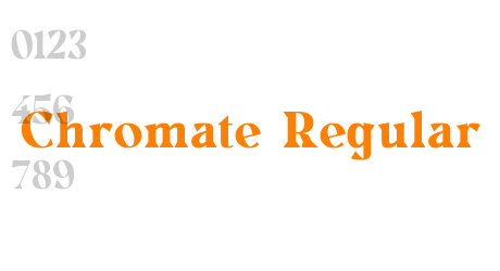 Chromate Regular