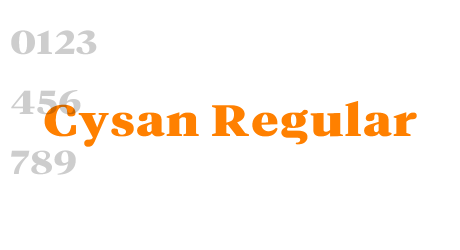 Cysan Regular