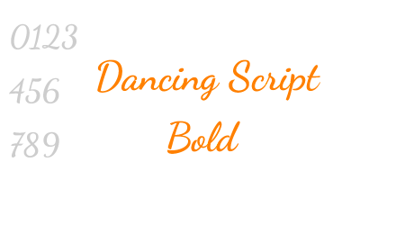Dancing Script Bold