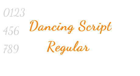 Dancing Script Regular
