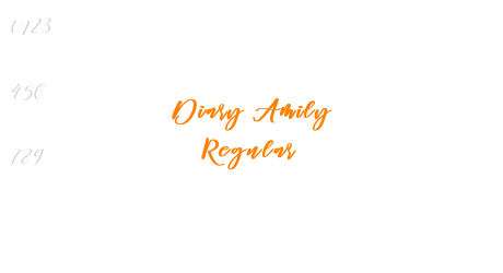 Diary Amily Regular
