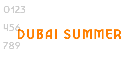 DUBAI SUMMER