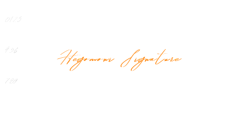 Hegomoni Signature