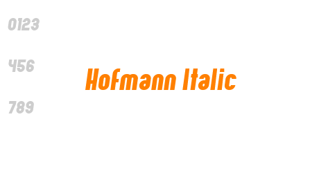 Hofmann Italic