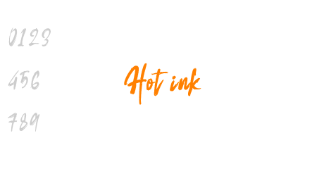 Hot ink