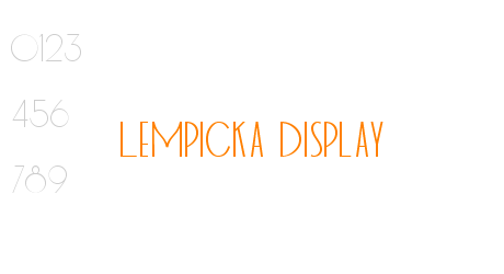 Lempicka Display