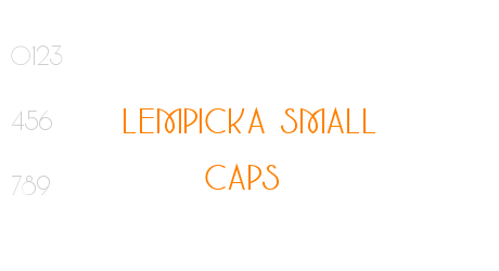 Lempicka Small Caps