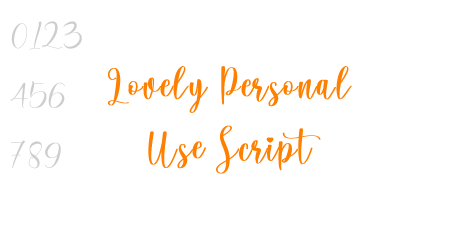 Lovely Personal Use Script