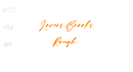 Lovers Brooks Rough