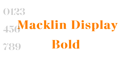 Macklin Display Bold