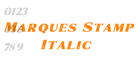 Marques Stamp Italic