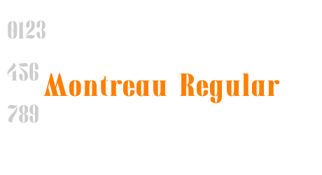 Montreau Regular