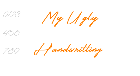 My Ugly Handwritting
