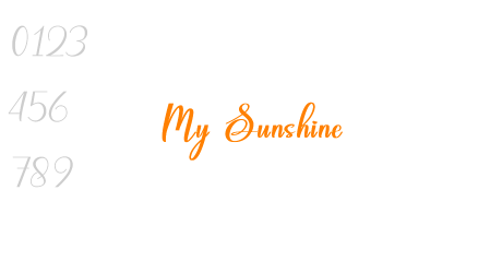 My Sunshine