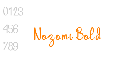 Nozomi Bold