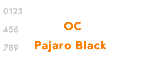  OC Pajaro Black